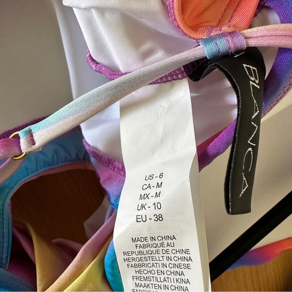 La Blanca | Sunset Shores Keyhole Cross Front One Piece Tummy Control Swimsuit - Picture 2 of 5